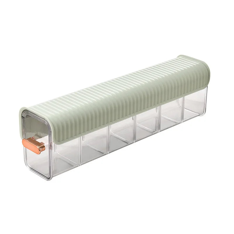 Cable Organizer Storage Box Desktop Cable Management Box with Lid,Power Cord Organizer with 6 Compartments for Office,Home,Desk