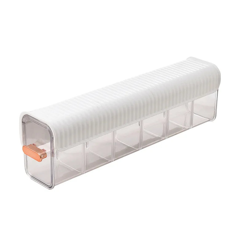 Cable Organizer Storage Box Desktop Cable Management Box with Lid,Power Cord Organizer with 6 Compartments for Office,Home,Desk