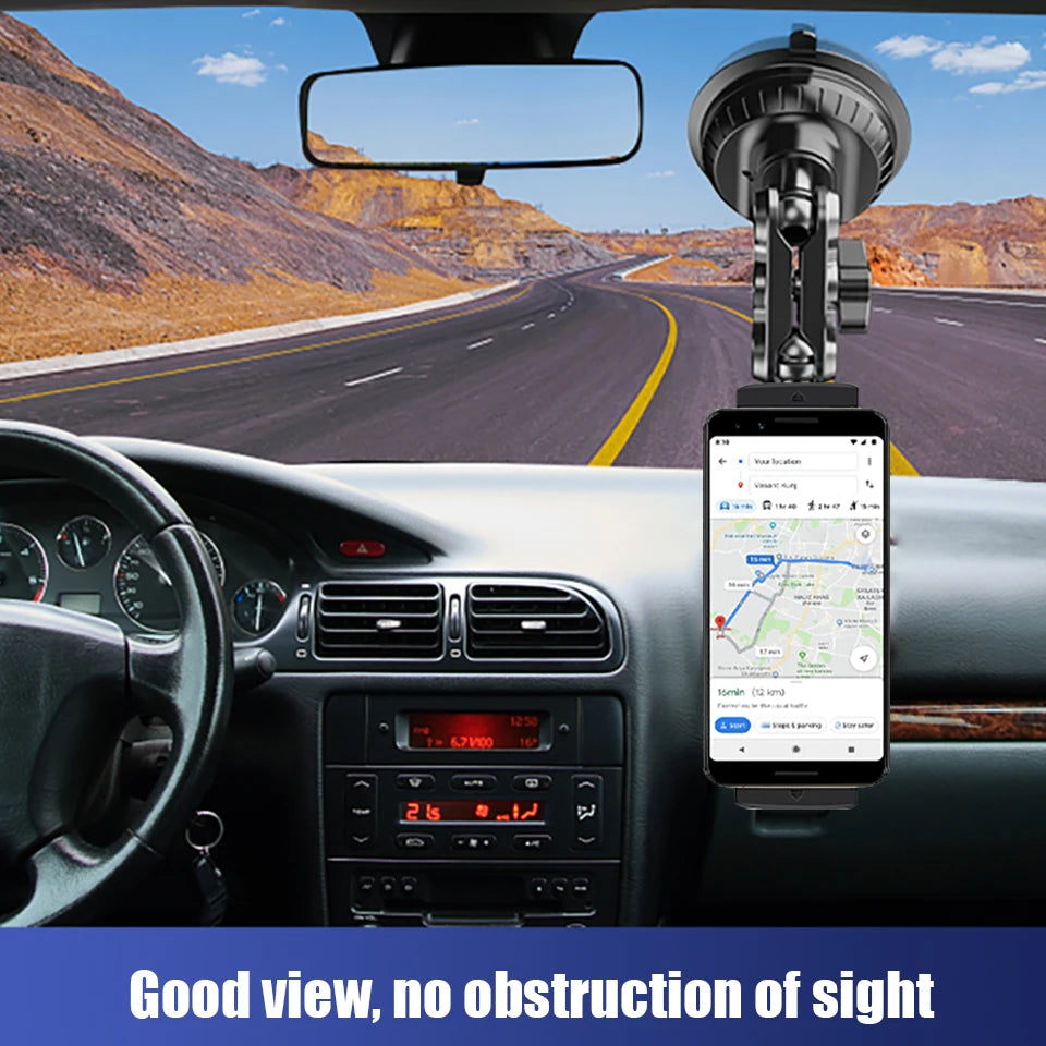 Car Tablet Holder Suction Cup Mount 360° Metal Magic Arm for iPad Pro Air 5-13'' Xiaomi Tablet SUV Truck Vehicle Lift Windshield