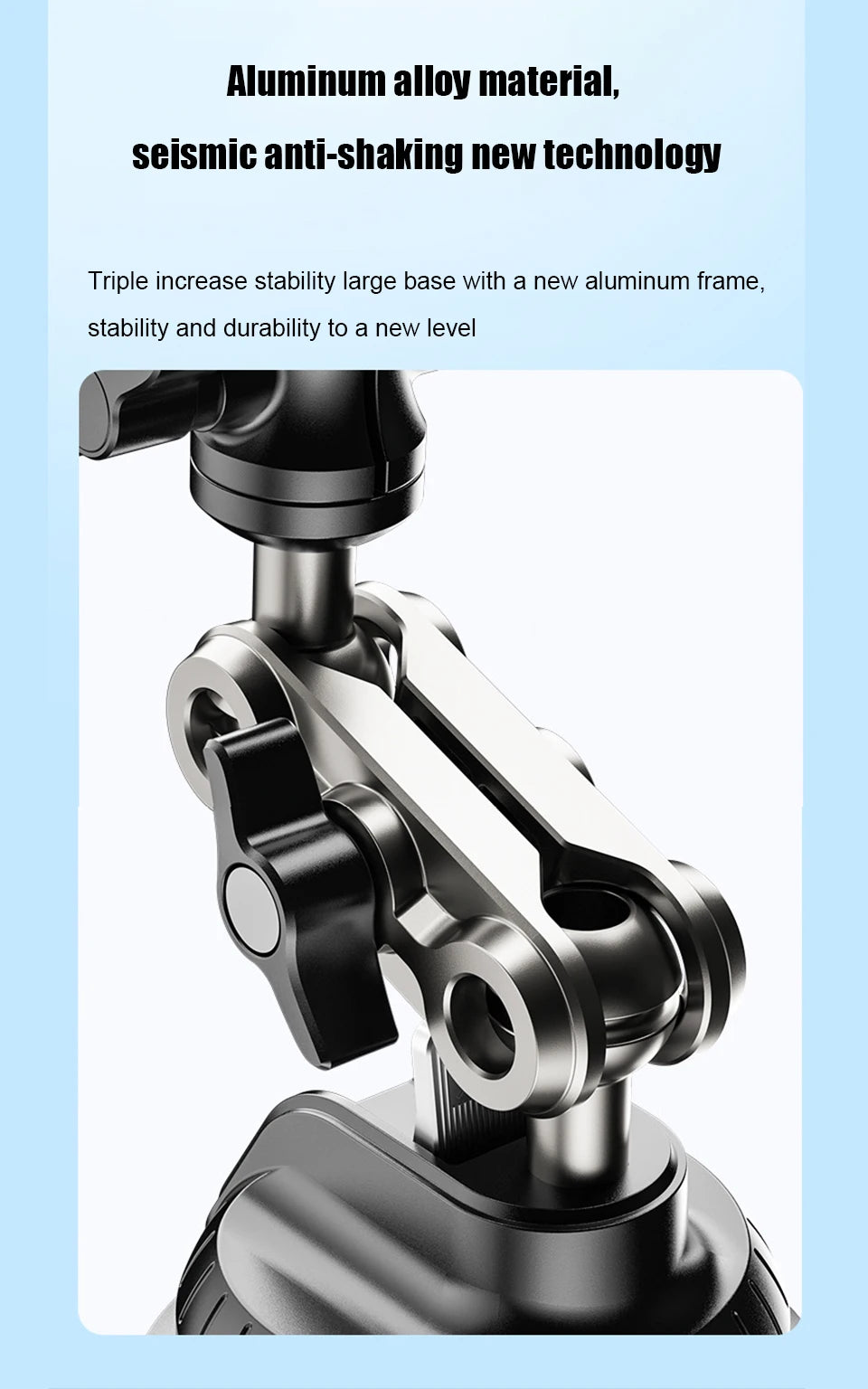 Car Tablet Holder Suction Cup Mount 360° Metal Magic Arm for iPad Pro Air 5-13'' Xiaomi Tablet SUV Truck Vehicle Lift Windshield