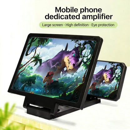 3D HD Mobile Phone Screen Amplifier Stand Video Magnifier Enlarged Screen Holder for Enhanced Movie Watching Experience