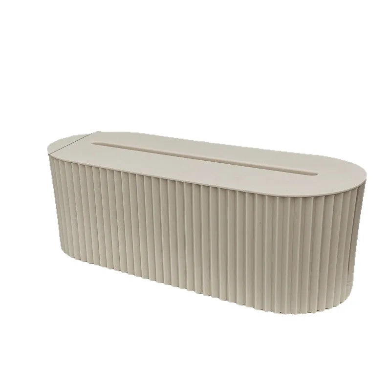 1 Office Cable Organizer with Lid, Large Capacity Cable Organizer, Space Saving Cable Management Box for Desktop Outlets